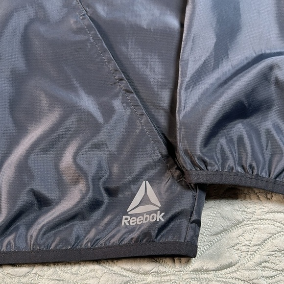 Reebok Black Windbreaker Jacket - Picture 5 of 8
